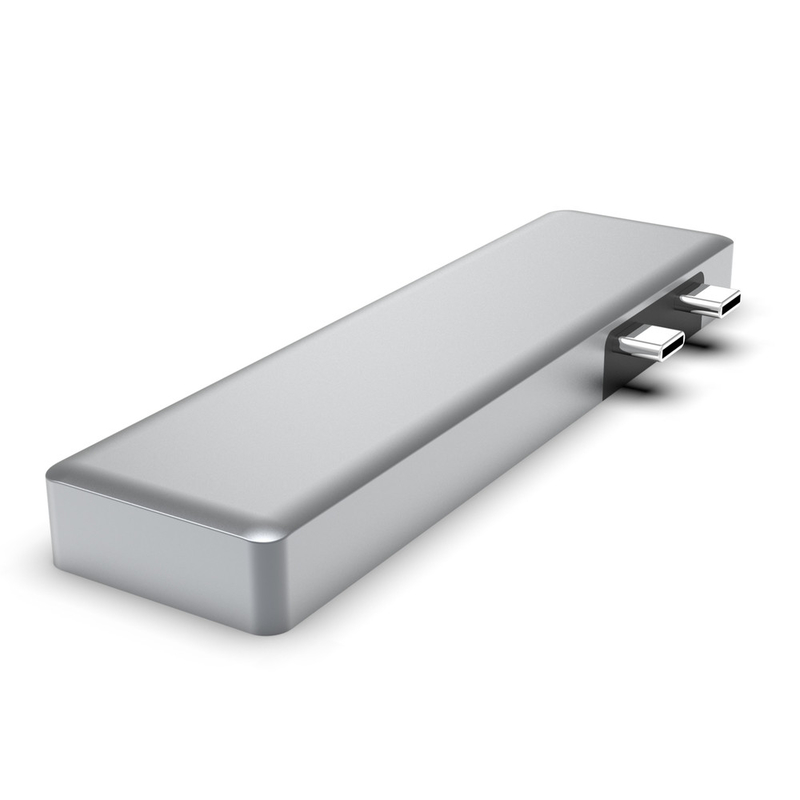 Benutzerdefiniertes Dual-USB-C-Hub-Adapter Dock 6-in-1 HDTV-Dock Anpassungsfähige USB-Hubs für Macbook