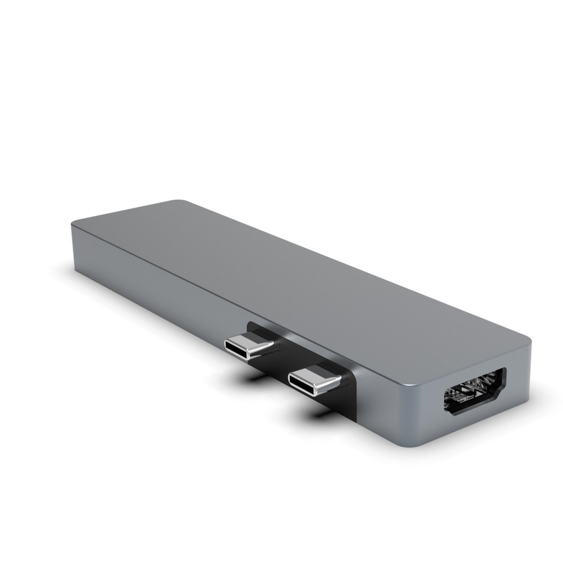 USB-C Hub 7-in-2 Kompatibel mit Thunderbolt 3 USB C Port 4K HDMI für das Mackbook MacBook Pro