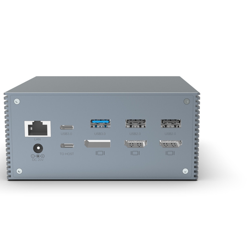Windows MacOS Macbook Pro USB C Docking Station mit einfacher Plug and Play-Integration