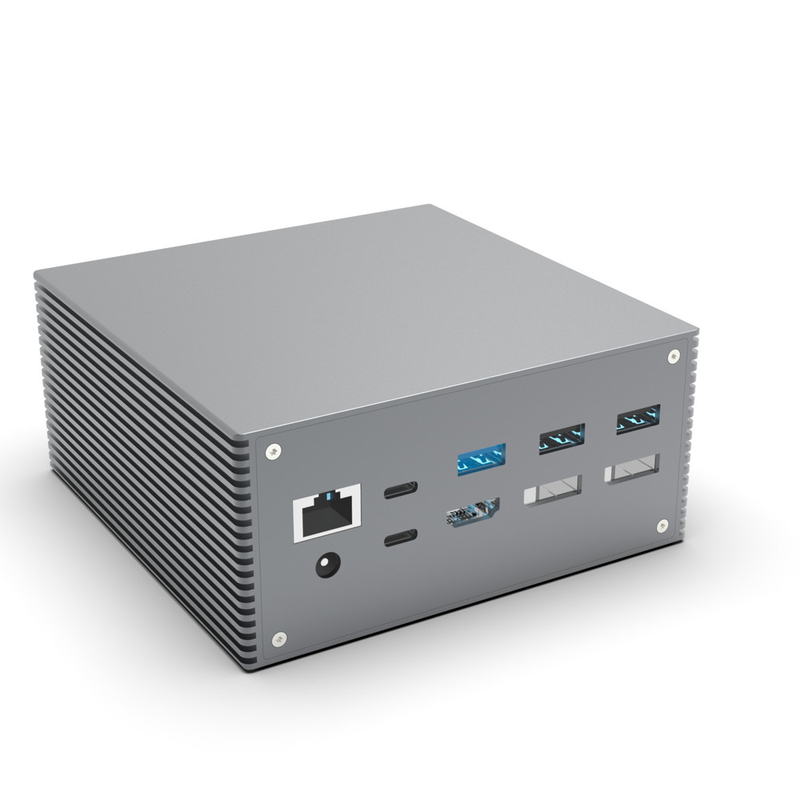 15 in 1 Dual USB C Docking Station 4k 60hz Typ C SD 104Mb RJ45 1000M USB 3.0 für Laptop
