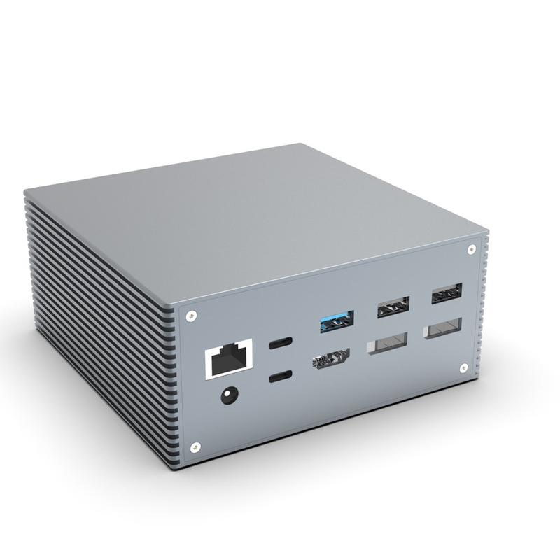 16 in 1 Thunderbolt 4 Docking Station 3 Monitore Mac USB 3.0 Universal Laptop DP USB C mit Gleichstromversorgung