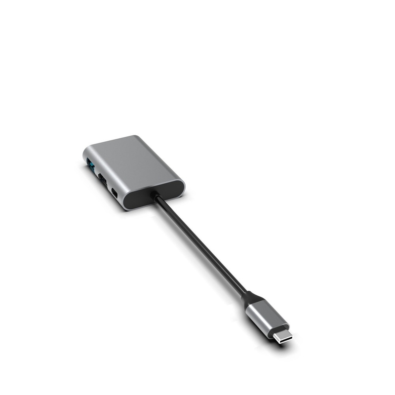 USB 3.0 zu Dual HDMI Adapter USB C PD 100w Konverter 4K-Anschluss USB HUB 3 Anschluss