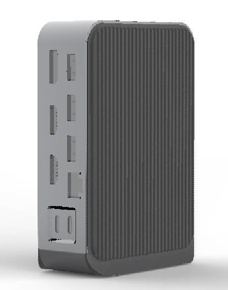 16-in-1 Thunderbolt Displaylink Dock USB Docking Station Dual Monitor für MacBook und Windows
