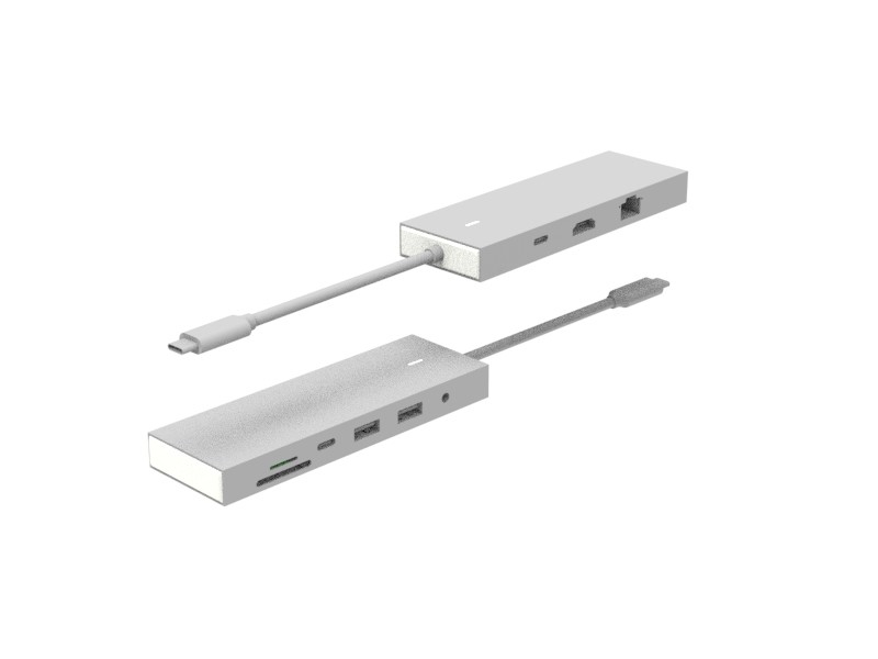 Typ C auf USB 3.0 Adapter USB C Hub 9 in 1 Docking Station 4K HDMI PD Daten 6 Port Typ C USB Hub