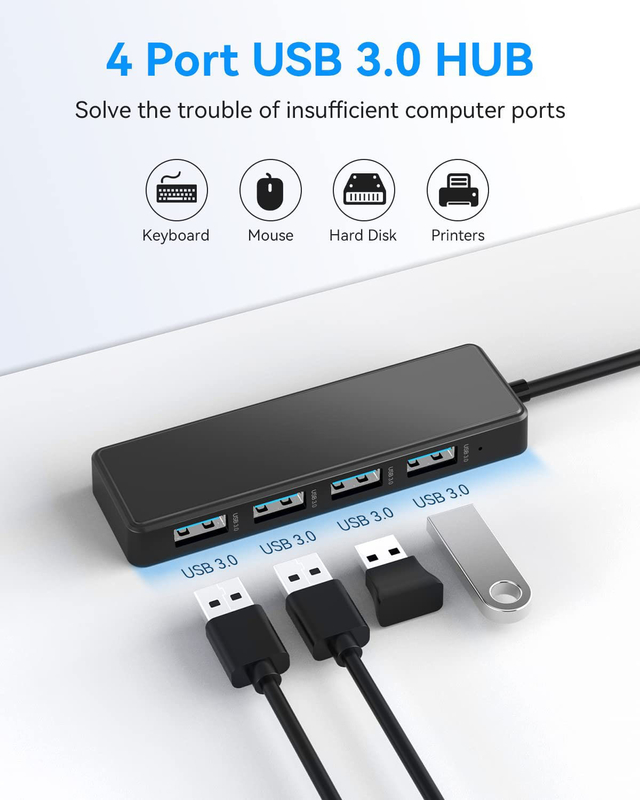 Hub USB 3.0 Hdmi USB 3.0/2.0 Typ C Adapter mit Datenübertragungsgeschwindigkeit von 10 Gbps 1080P