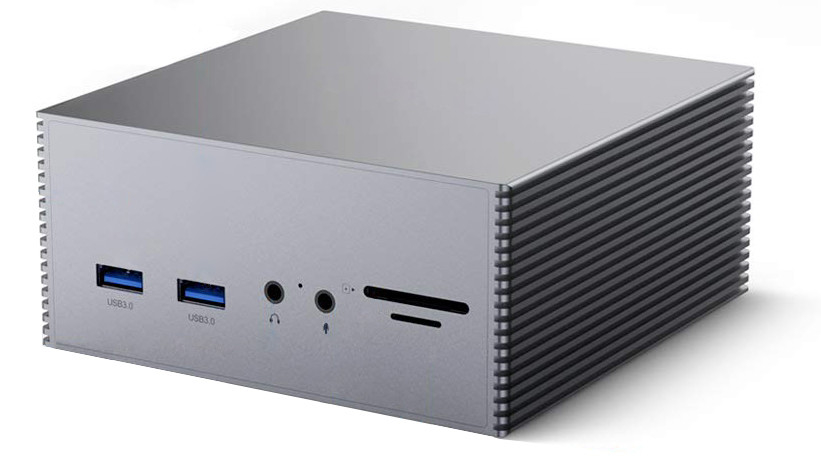 Windows MacOS Macbook Pro USB C Docking Station mit einfacher Plug and Play-Integration