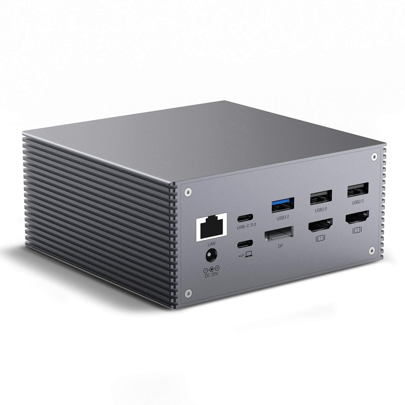 Windows MacOS Macbook Pro USB C Docking Station mit einfacher Plug and Play-Integration