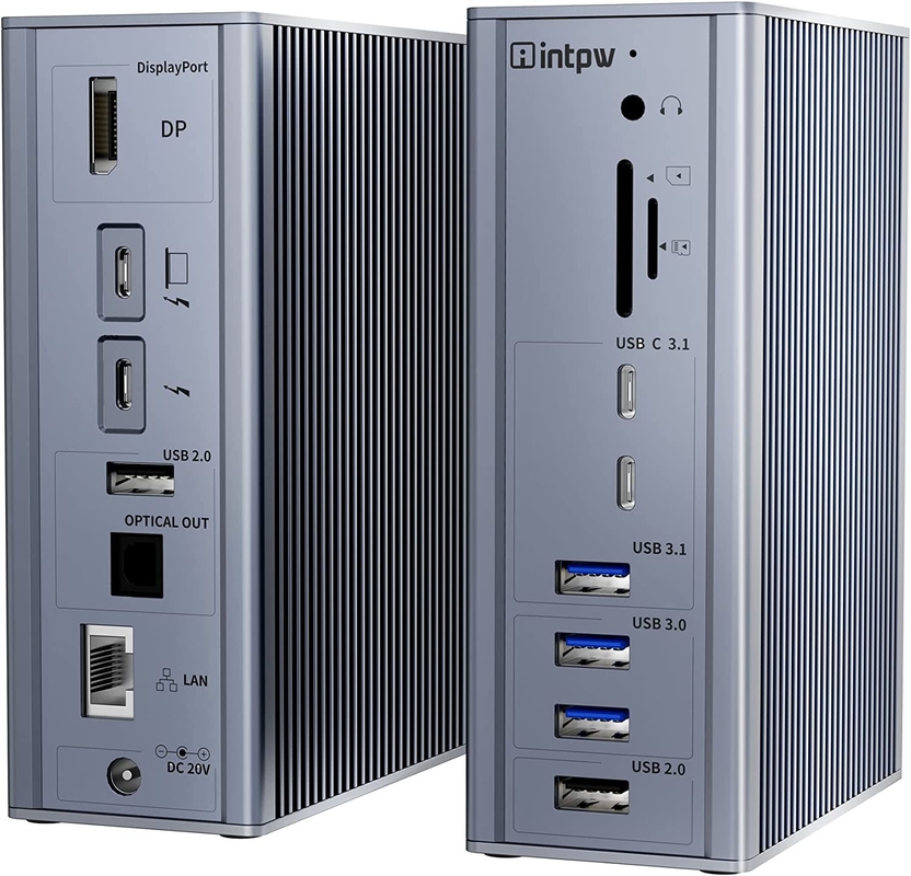 USB C Docking Station Thunderbolt 4 HDMI 8K 60Hz USB4 40Gbps 20 Mehrfachanschluss Typ C PD Rj45 HUB USB C 3.2 Gen 2
