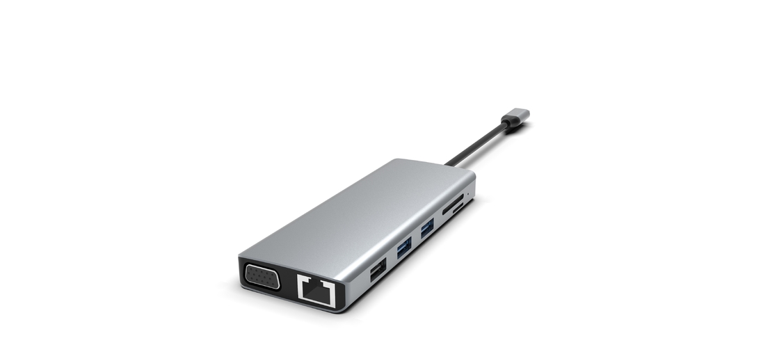 USB-C-Hub-Dockingstation für MacBook-Laptops USB-C zu Dual-HDMI-Monitoren für Windows USB-C-Hub-Adapter