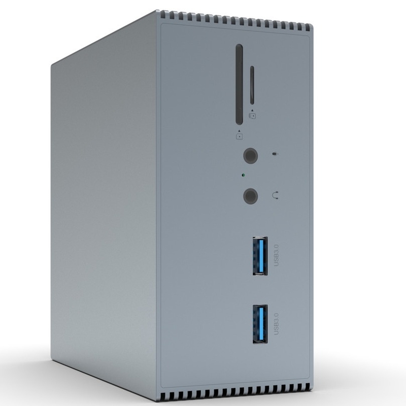 Windows MacOS Macbook Pro USB C Docking Station mit einfacher Plug and Play-Integration