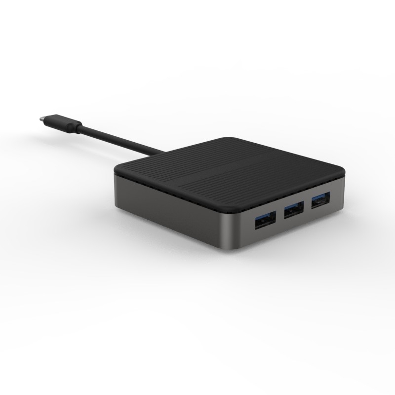 Typ C Quadrat 9 In 1 USB C HUB HD 4K Typ C Docks RJ45 PD 100W 3xUSB 3.0 Docking Sta