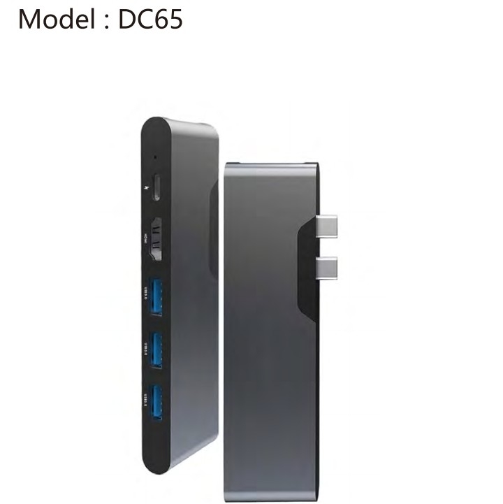 7-in-2 USB C Multiport Hub HDMI Adapter USB 3.0 SD TF Kartenleser Für das MacBook Pro