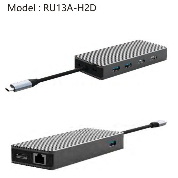9 in 1 Gigabit Ethernet USB C Hub Adapter mit 4K HDMI DP Port für Macbook Laptop