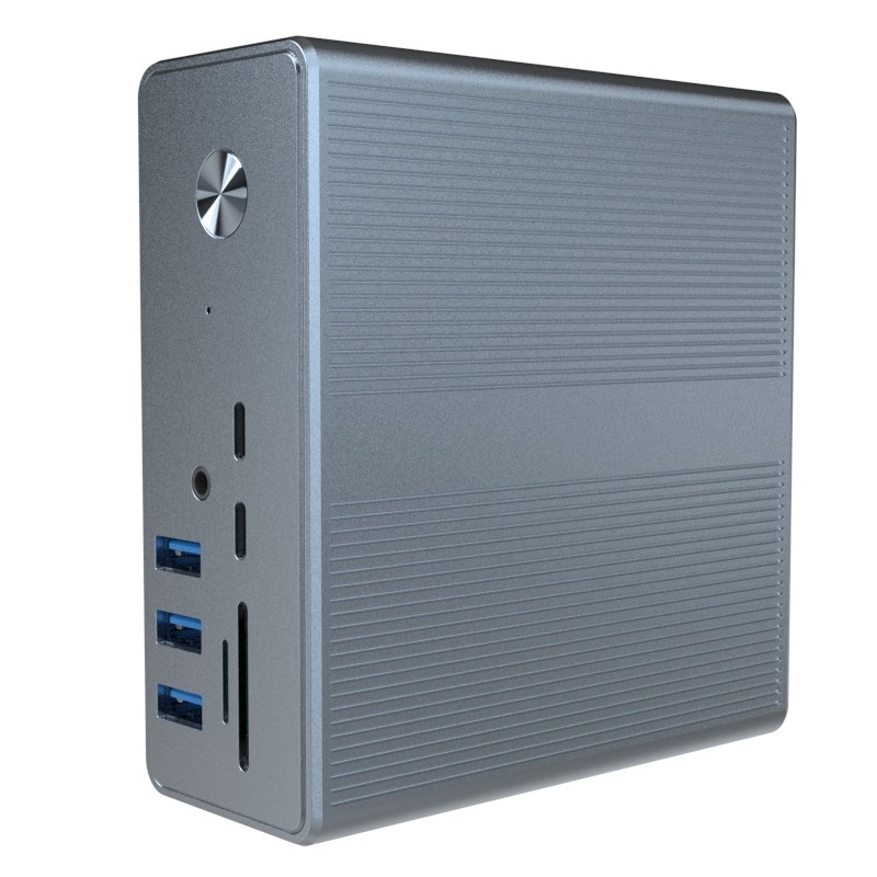 18 in 1 Thunderbolt 3 Dual Monitor Docking Station HDMI Mac für USB C Laptop Docking Station Universal