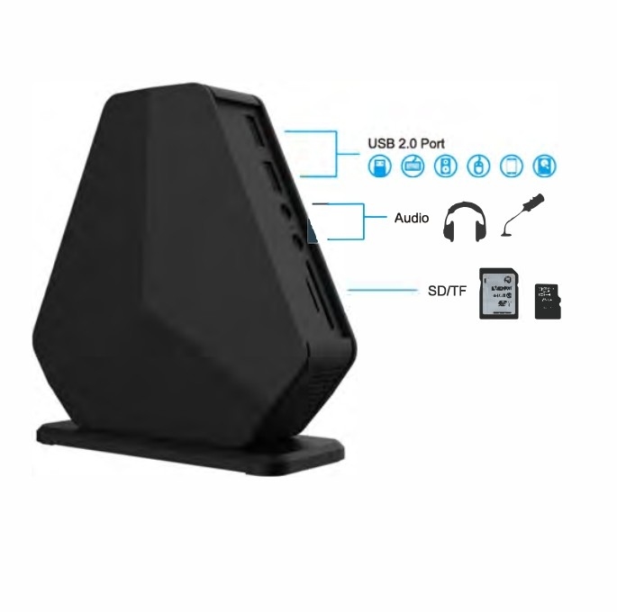 USB Typ C Docking Station Adapter Gigabyte Dual HDMI Mst USB C Hub HDMI USB 30