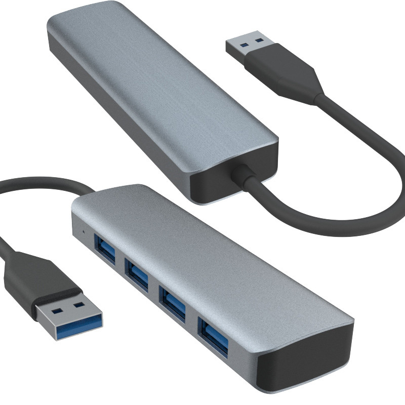 4 in 1 USB A Adapter für USB C 3.0 USB Hub Hochgeschwindigkeitszubehör für Macbook
