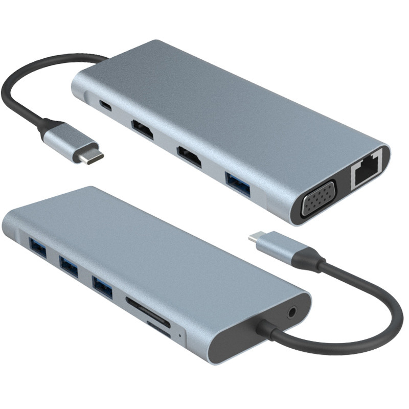 11-in-1 Multifunktions-Hub-Adapter für Laptop und Mobiltelefon