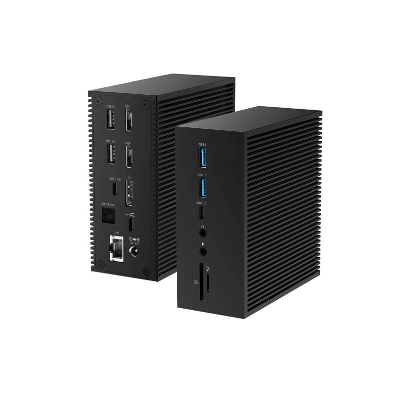 DisplayLink Docking Station für Macbook Pro Dual Monitors M1/M2 Windows 15 In 1 USB C 3.0 Laptop