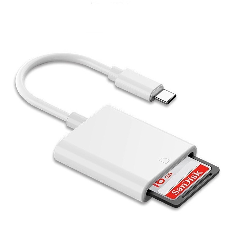 Apple Externer USB C zum SD-Kartenleser Typ C Kartenleser Kameraleser Speicherkartenleser Adapter