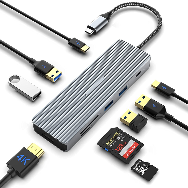 USB-C Hub Docking Station HDMI Dual Monitor Adapter für Laptop Docking Station