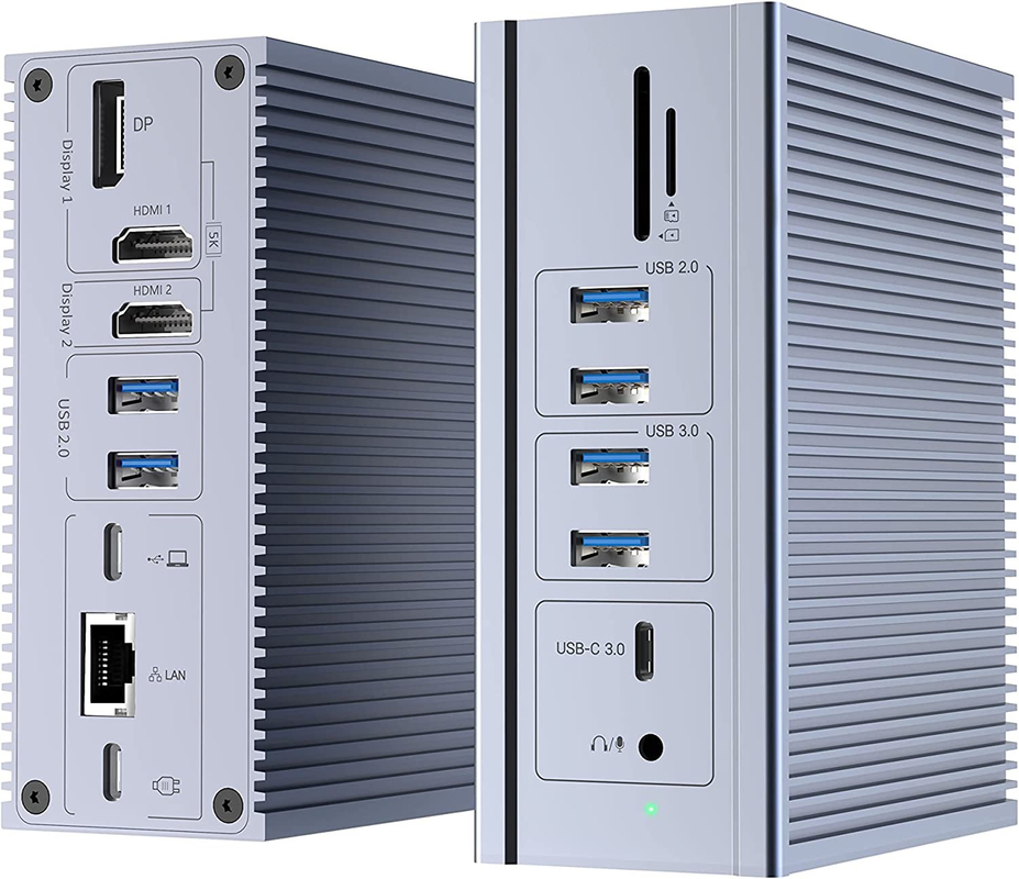 16 in 1 Thunderbolt 4 Docking Station Dual Monitor 4K 60HZ MacBook Windows USB HUB