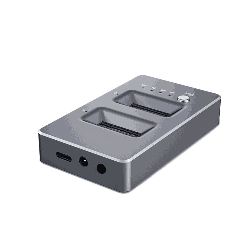Offline Klon Docking Station Externe Festplatte Duplikator Dock NVMe M.2 SSD Unterstützung einer Schlüssel-System-Diskkopie