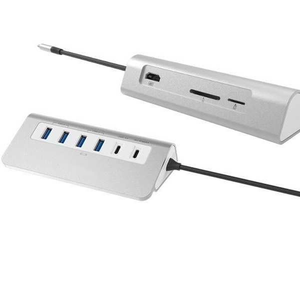 10 in 1 USB C Hub HDMI USB 3.0 SD/TF Kartenleser für Laptop MacBook und Desktop Computer