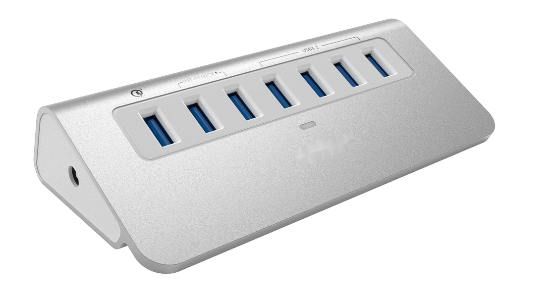 Bequeme Silber USB C Docking Station mit Displaylink IC und USB 3.0 Ports