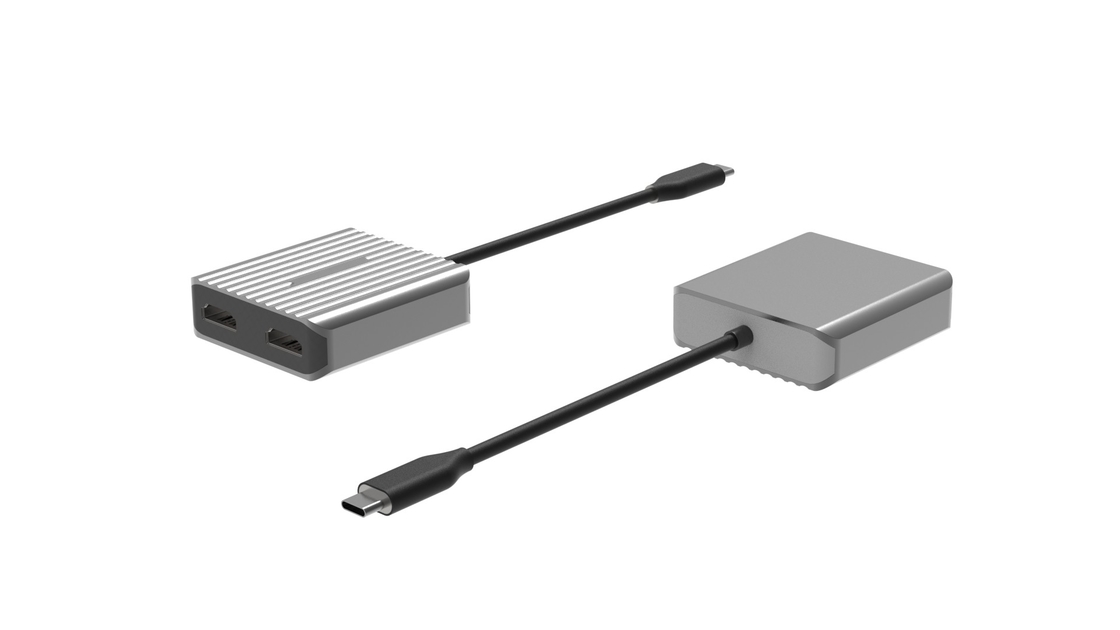 Hochgeschwindigkeits-Hdmi zu USB-A-Adapter USB- 2 HDMI 8K 4K Dual Mirror Portable