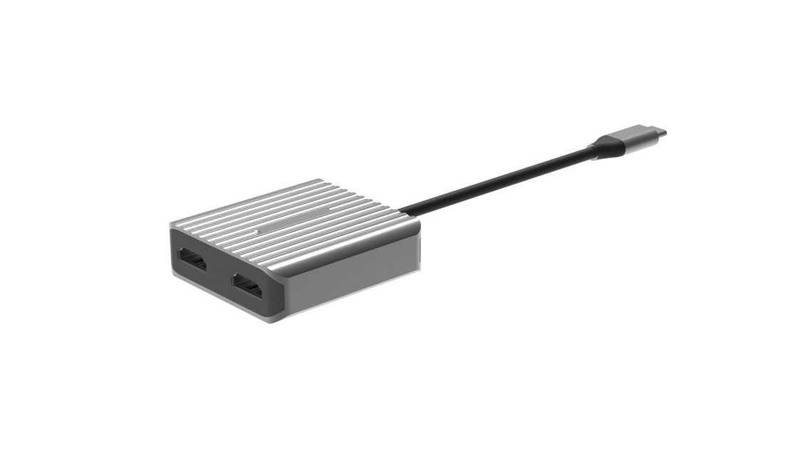 Hochgeschwindigkeits-Hdmi zu USB-A-Adapter USB- 2 HDMI 8K 4K Dual Mirror Portable