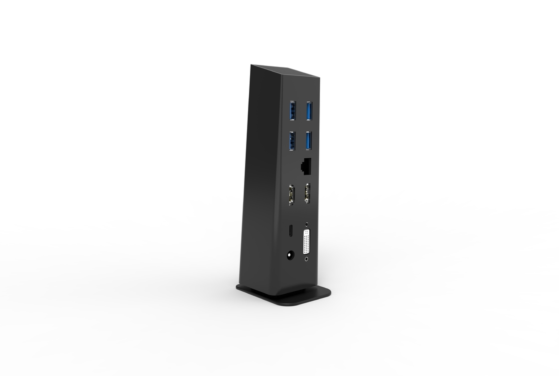 Thunderbolt Portable Docking Station für Laptop Computer Integriertes Kabel USB3.0 Hub Docking Station