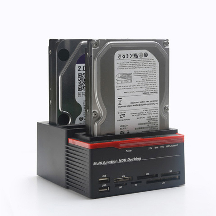 NVMe M.2 Duplikator Dual-Bay Offline Clone USB C zu NVME Docking Station für M2 SSD M Schlüssel Festplatten