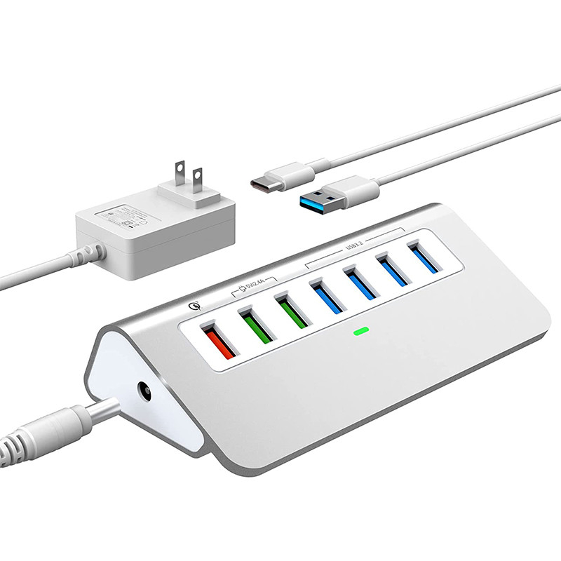 Datenübertragungsgeschwindigkeit bis 10/5 Gbps USB-C-Konnektor-Hub mit CE-Zertifizierung