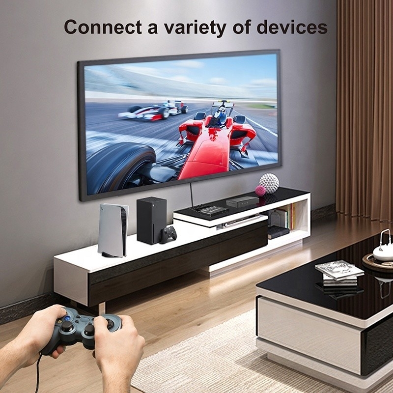 8K HDMI Switch 3 In 1 Out Unterstützung 3 HDMI Eingang 8K 60Hz 4K 120Hz fortschrittliche Technologie