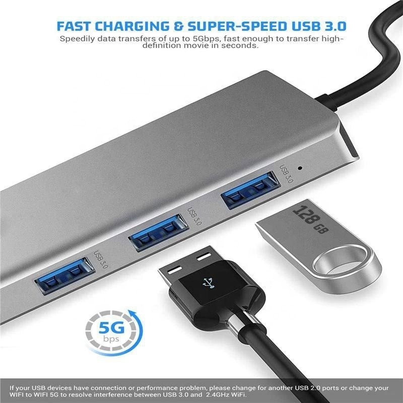12-in-1 USB-Dockingstation HDMI 1080P 60Hz 2*HDMI VGA RJ45 4*USB Audio SD/TF PD