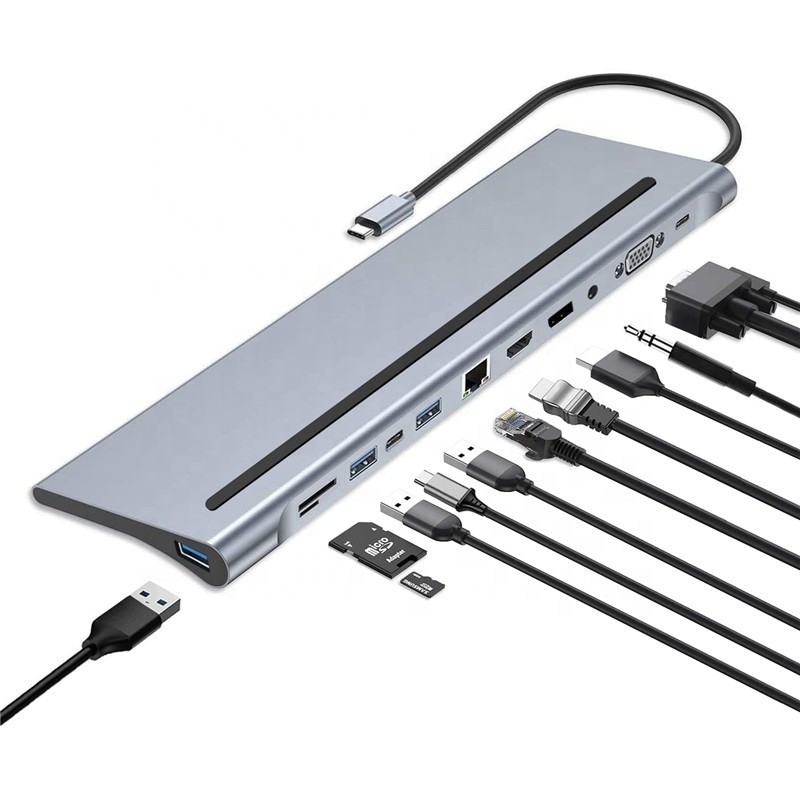 USB-C-Schnittstelle Mehrfunktions-Dock Typ-C mit SD-TF-Adapter OEM/ODM akzeptabel