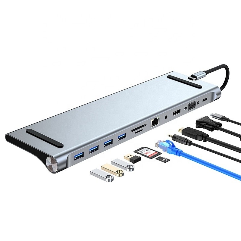 11-in-1 Multifunktions-Hub-Adapter für Laptop und Mobiltelefon