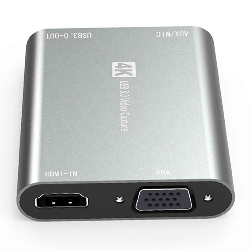 USB 3.0 HDMI Video Capture DVR Kartenbox mit Mikrofon VGA Loop Out für Computerkamera Xbox