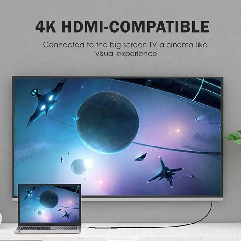 6-in-1-Multiport-Dockingstation für Laptops mit 4K HD HDMI HDTV USB 3.0 SD TF-Kartenleser