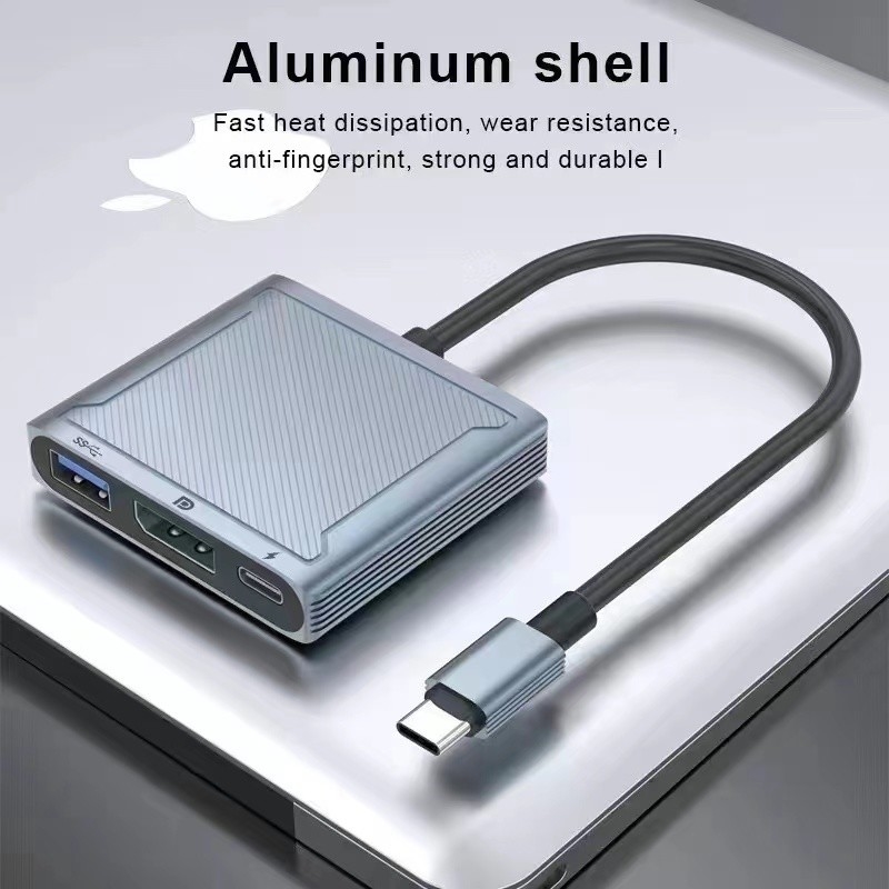 USB C Hub mit HDMI und Displayport, 13 in 1 USB C zu Displayport Hub mit 100W PD