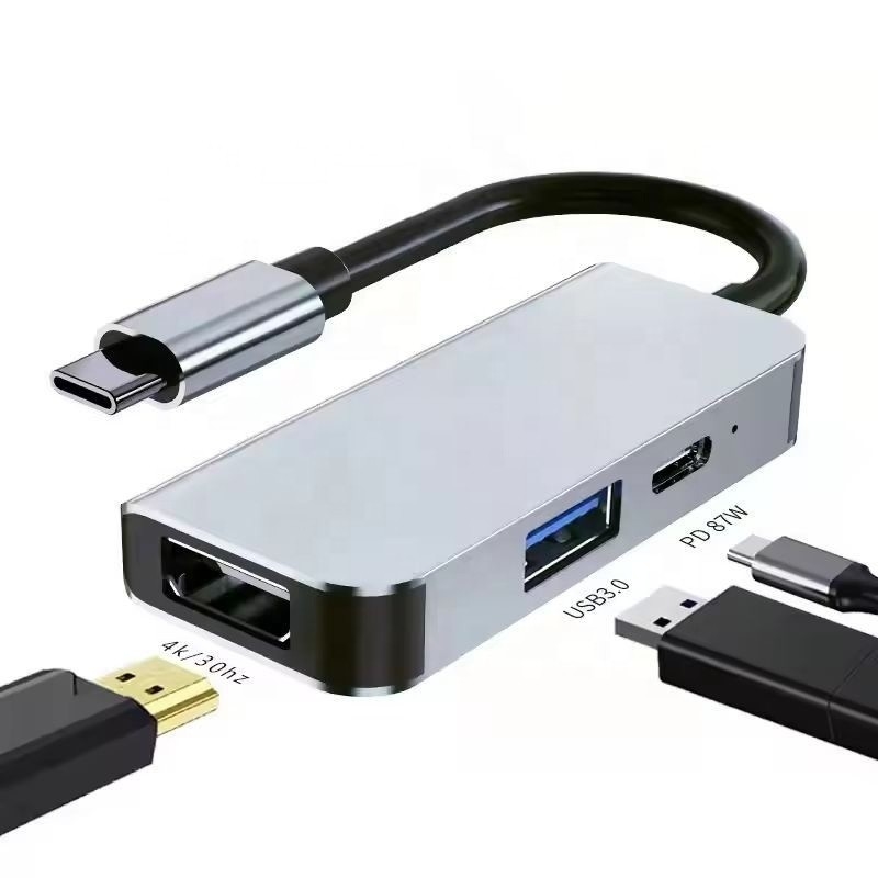 USB 3.1/USB Type-C Hub Adapter Docking Station mit 4K HDMI USB3.0 USB 3.0 Typ C PD