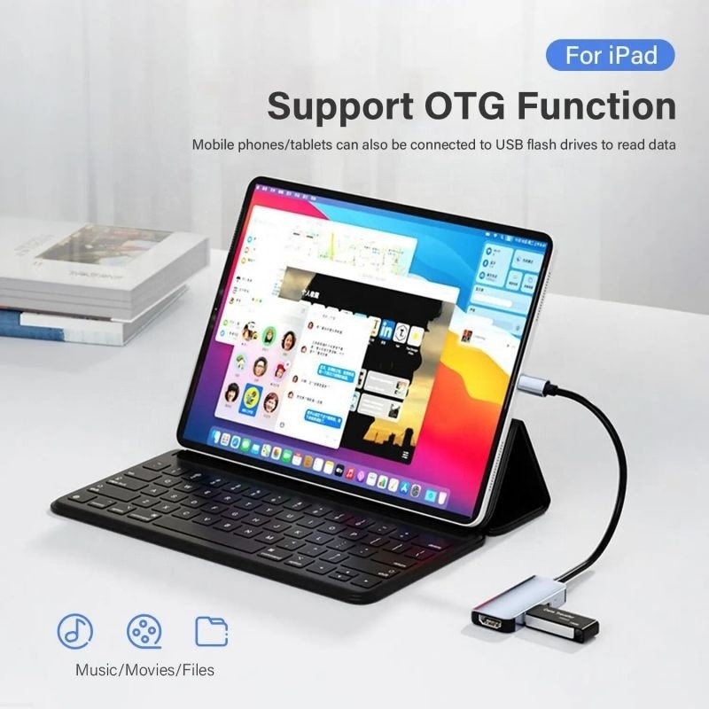 USB 3.1/USB Type-C Hub Adapter Docking Station mit 4K HDMI USB3.0 USB 3.0 Typ C PD