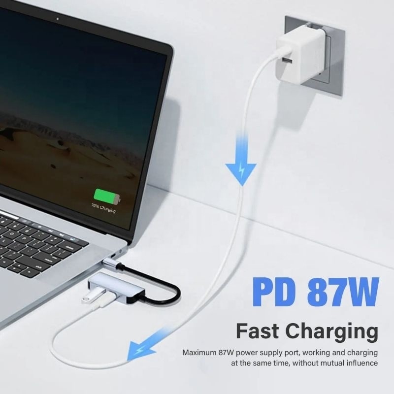 USB 3.1/USB Type-C Hub Adapter Docking Station mit 4K HDMI USB3.0 USB 3.0 Typ C PD