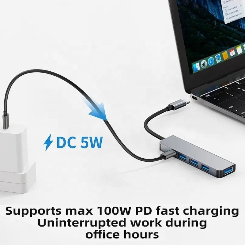 9-in-1-USB-C-Adapter-Hub mit 100W PD-Ladung und USB3.0 3*USB2.0-Ausgang