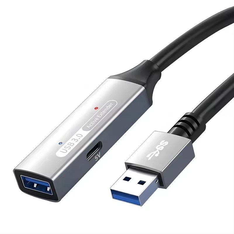 USB 3.0 Hub Erweiterung Typ A Männlich-Frauen-Datenkabel mit USB C Hub-Leistung extra lang
