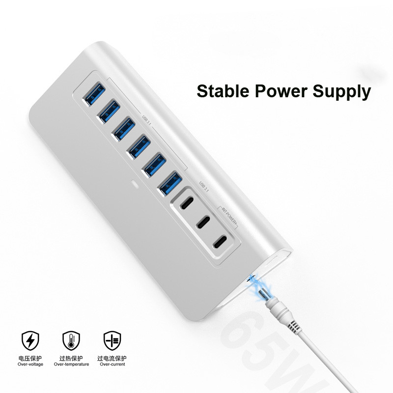 USB C Typ-C zu RJ45 Ethernet Gigabit-LAN-Adapter für Laptops mit hoher Nachfrage