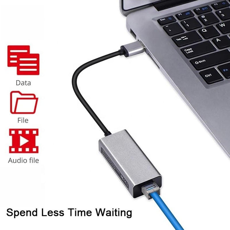 2500 Mbps Supergeschwindigkeit 2.5G USB 3.0 Netzwerkkartenadapter mit 2.5G Gigabit Ethernet