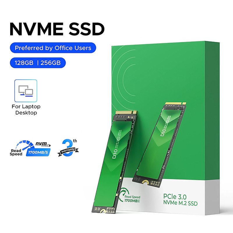 Hochgeschwindigkeits-PCIe 3.0-Schnittstelle M.2 SSD mit 128 GB Kapazität und SATA 6Gb/s Controller