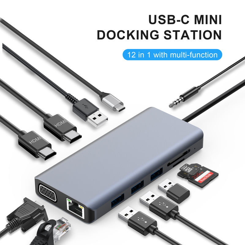 USB-C-Dockingstation Die perfekte Kombination aus USB 3.1-Schnittstellentypen und Typ-C-Port-Konnektivität