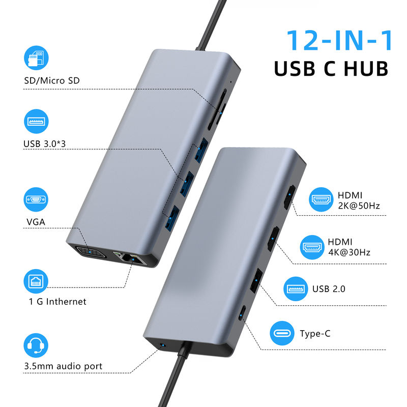 USB-C-Dockingstation Die perfekte Kombination aus USB 3.1-Schnittstellentypen und Typ-C-Port-Konnektivität